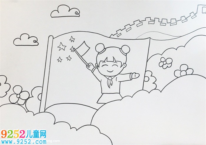 關(guān)于愛國的畫