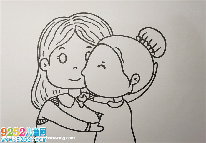 美麗的媽媽<a href=http://www.inspiredelm.com/ertonghua/ target=_blank class=infotextkey>兒童畫</a><a href=http://www.inspiredelm.com/shouchaobao/ target=_blank class=infotextkey>手抄報(bào)</a>教程