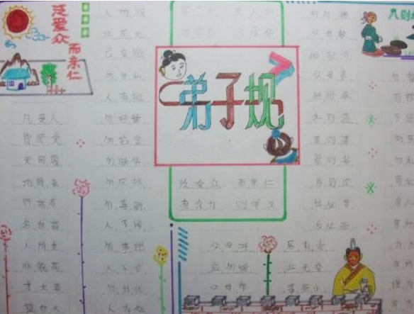 踐行弟子規(guī),弟子規(guī)手抄報