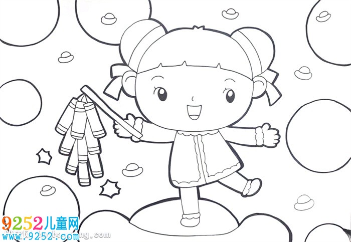 過年<a href=http://www.inspiredelm.com/ertonghua/ target=_blank class=infotextkey>兒童畫</a>怎么畫