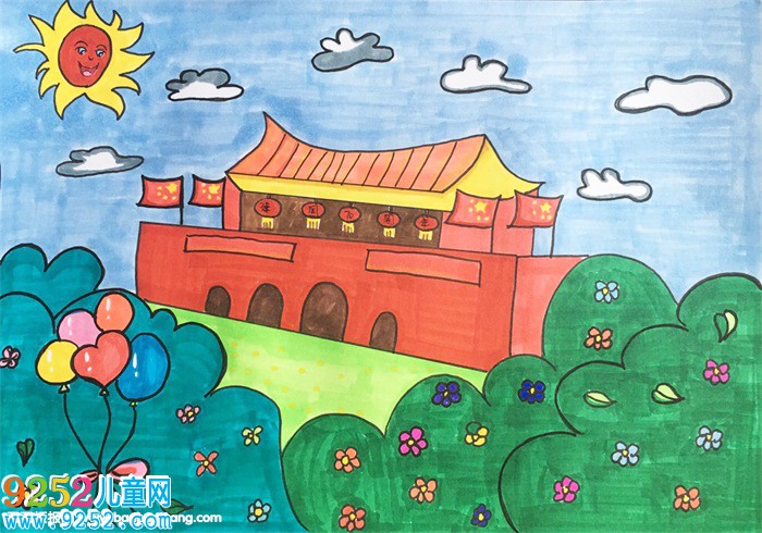 祖國70周年的畫怎么畫