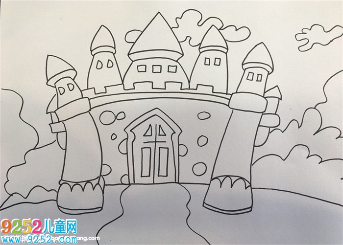 童話王國的畫怎么畫