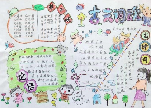 弟子規(guī)手抄報(bào)，尊敬師友