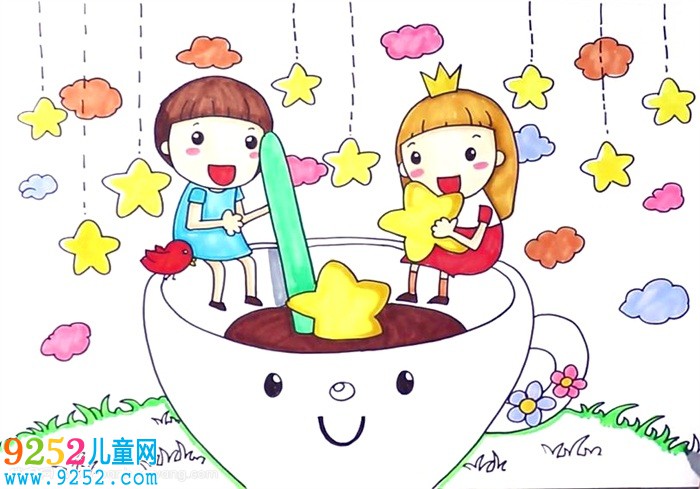 關(guān)于友誼長河的<a href=http://www.inspiredelm.com/ertonghua/ target=_blank class=infotextkey>兒童畫</a>