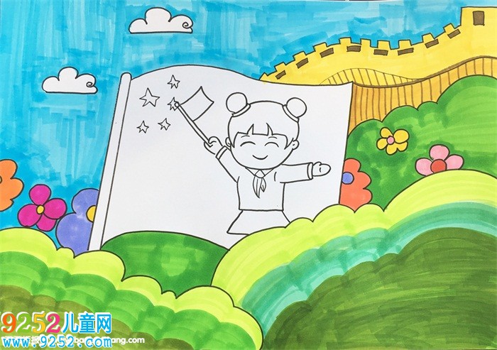 關(guān)于愛國的畫