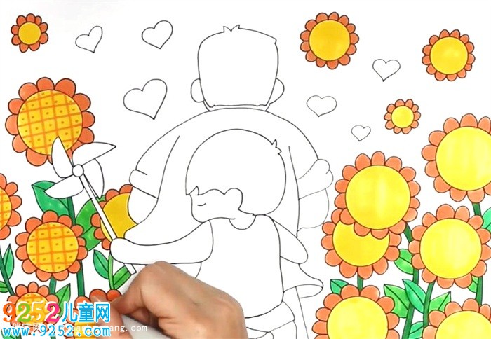爸爸的本領怎么畫