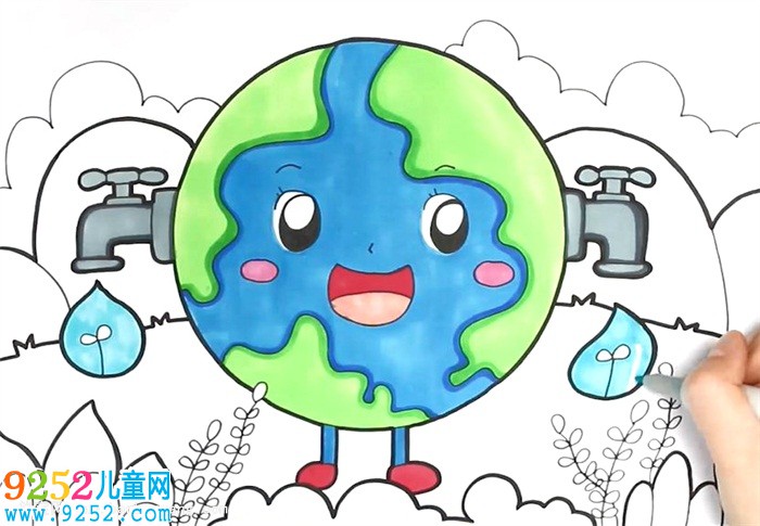 節(jié)約用水的畫怎么畫