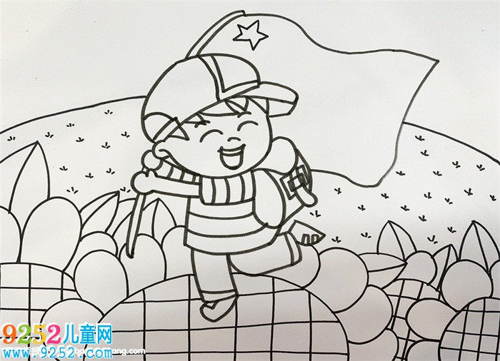 我和我的祖國繪畫怎么畫