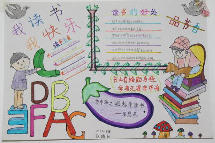 讀書手抄報(bào)，品書香