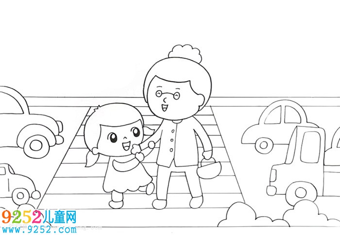 文明禮儀畫畫作品