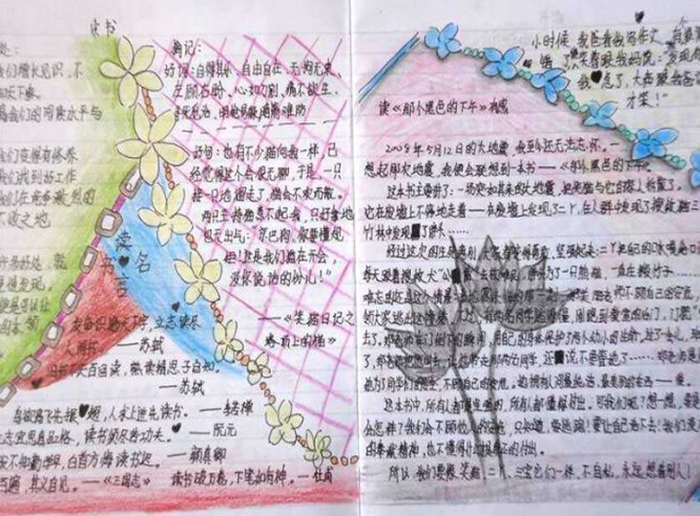 讀書手抄報內(nèi)容，我的讀書故事