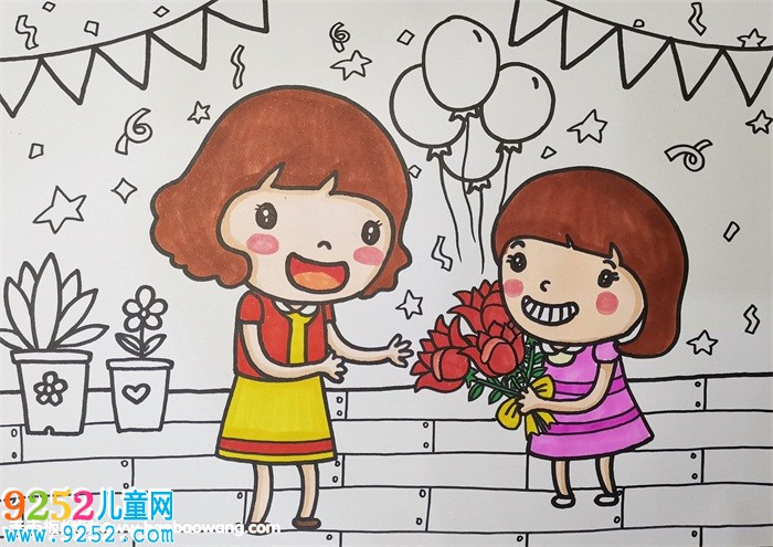 <a href=http://www.inspiredelm.com/ertonghua/ target=_blank class=infotextkey>兒童畫</a>媽媽的禮物