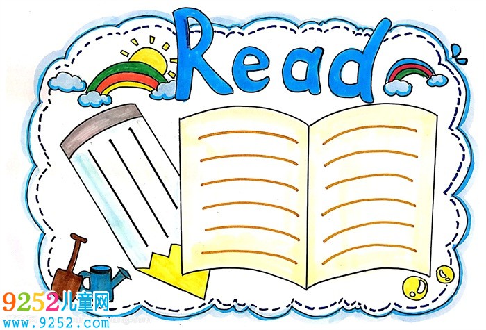 閱讀英語<a href=http://www.inspiredelm.com/shouchaobao/ target=_blank class=infotextkey>手抄報</a>，關(guān)于閱讀的英語<a href=http://www.inspiredelm.com/shouchaobao/ target=_blank class=infotextkey>手抄報</a>怎么畫