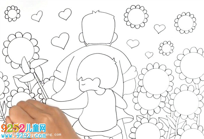 爸爸的本領怎么畫