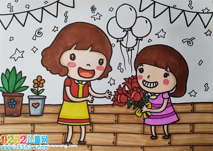 <a href=http://www.inspiredelm.com/ertonghua/ target=_blank class=infotextkey>兒童畫</a>媽媽的禮物