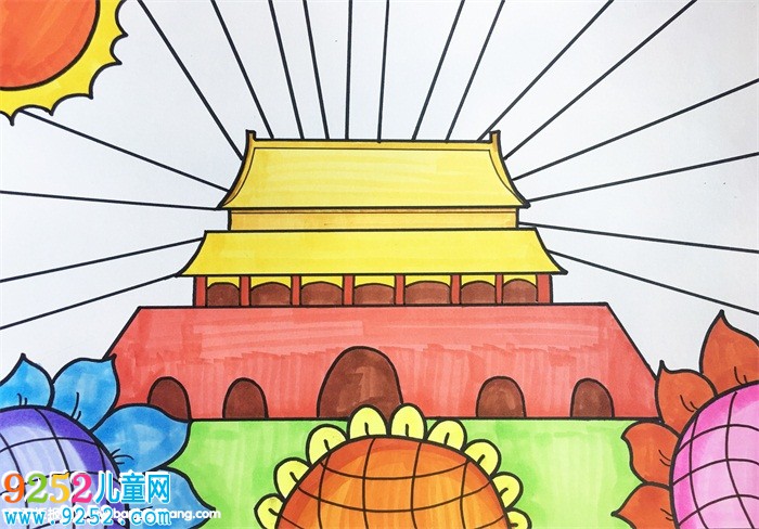 國慶節(jié)畫畫作品