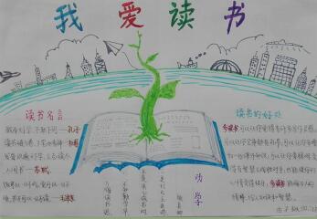 讀書(shū)手抄報(bào)簡(jiǎn)單又漂亮，博覽群書(shū)
