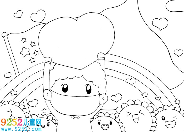 武漢加油<a href=http://www.inspiredelm.com/ertonghua/ target=_blank class=infotextkey>兒童畫</a>