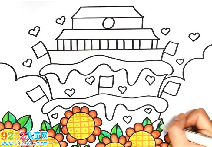 關(guān)于祖國生日的畫