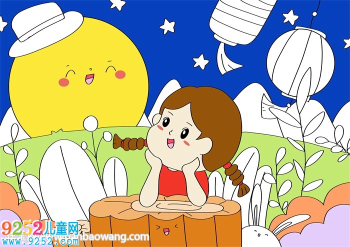 畫一張中秋節(jié)的畫