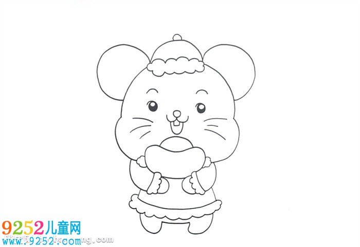 2020鼠年年畫<a href=http://www.inspiredelm.com/jianbihua/ target=_blank class=infotextkey>簡(jiǎn)筆畫</a>