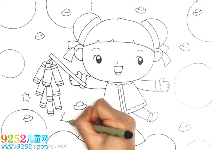 過年<a href=http://www.inspiredelm.com/ertonghua/ target=_blank class=infotextkey>兒童畫</a>怎么畫