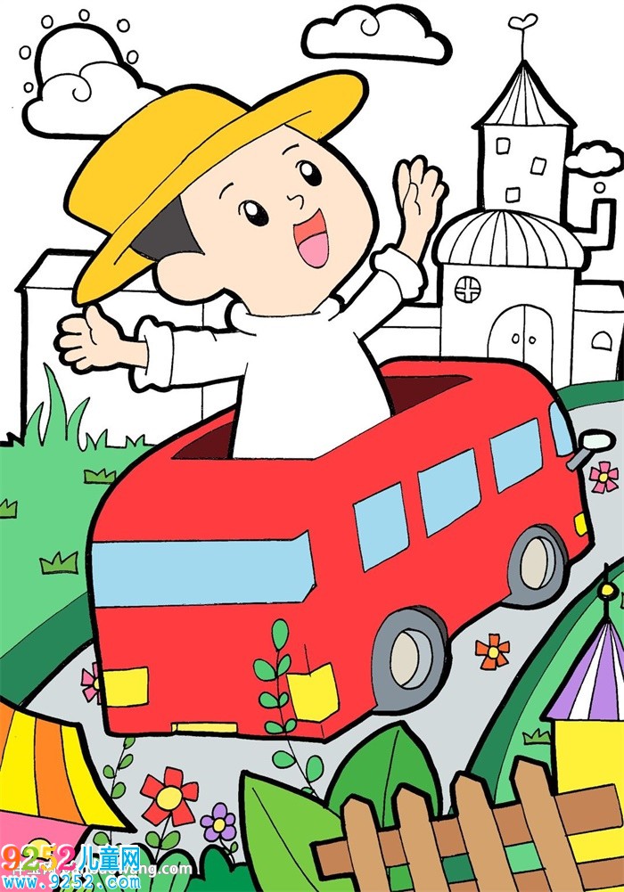 鄉(xiāng)村巨變<a href=http://www.inspiredelm.com/ertonghua/ target=_blank class=infotextkey>兒童畫</a>，畫一幅家鄉(xiāng)巨變的畫