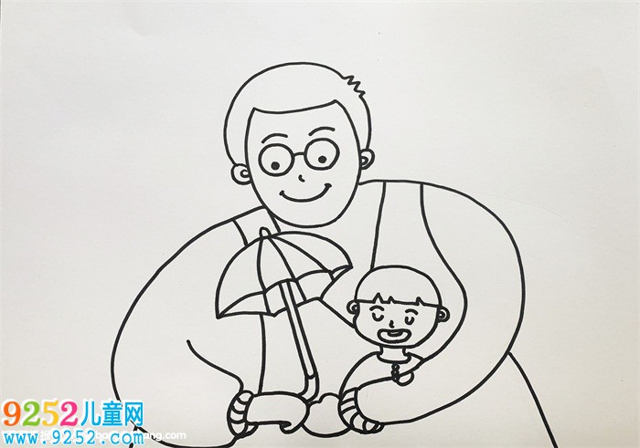 關(guān)于父親節(jié)的畫(huà)