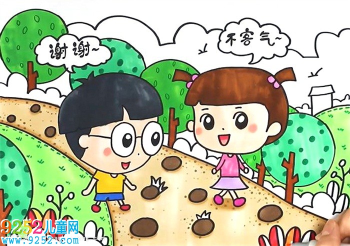 推廣普通話宣傳畫怎么畫