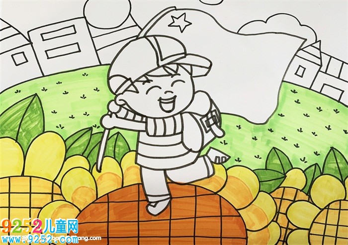 我和我的祖國繪畫怎么畫