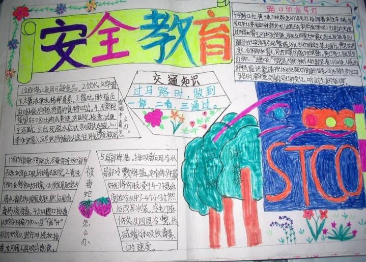 安全教育手抄報內(nèi)容，安全教育手抄報