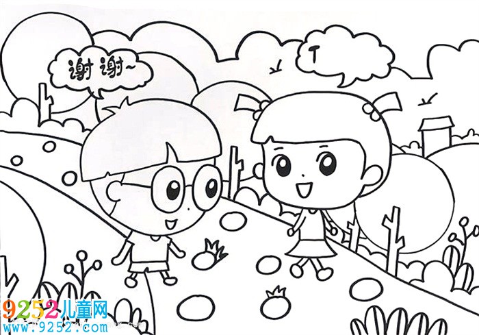 推廣普通話宣傳畫怎么畫