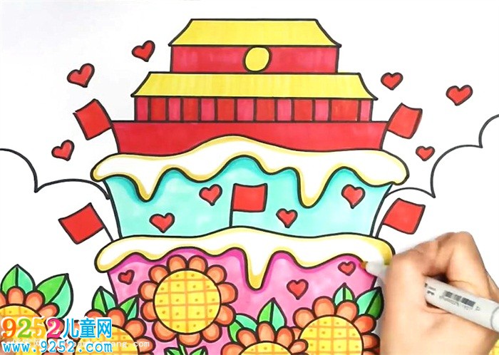 關(guān)于祖國生日的畫