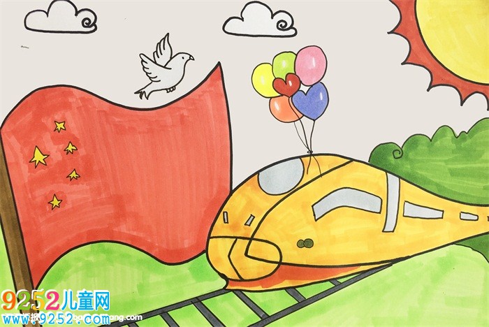 關(guān)于建國(guó)70周年的繪畫
