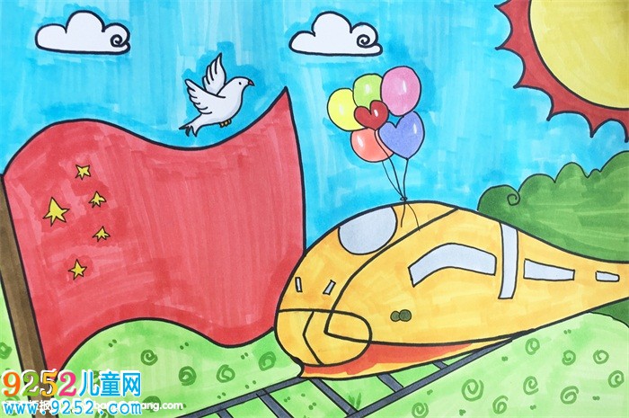 關(guān)于建國(guó)70周年的繪畫