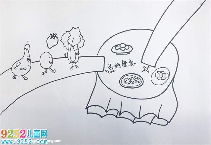 關(guān)于食品安全的畫