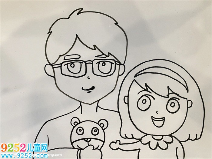 畫(huà)一幅父親節(jié)的畫(huà)