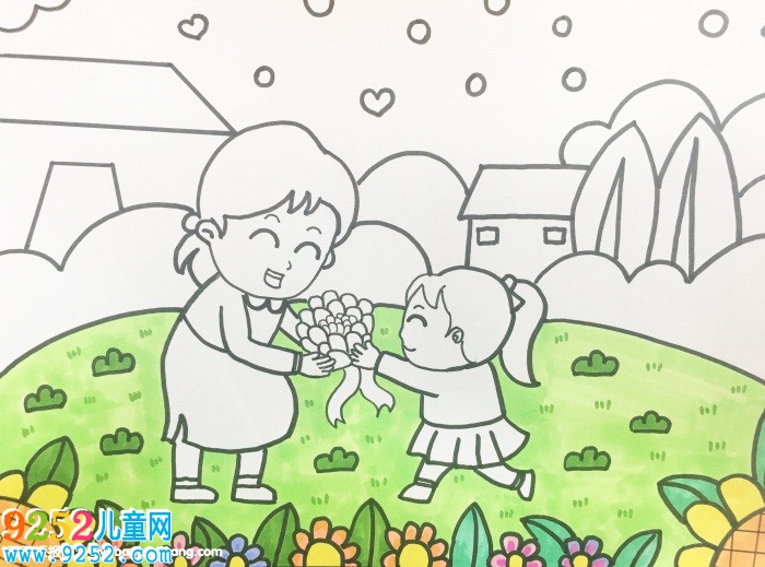 母親節(jié)送給媽媽的畫怎么畫，母親節(jié)孩子送媽媽的畫
