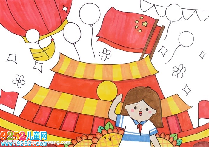小學(xué)生國慶節(jié)繪畫