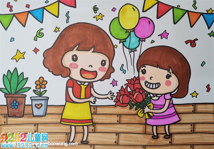 <a href=http://www.inspiredelm.com/ertonghua/ target=_blank class=infotextkey>兒童畫</a>媽媽的禮物