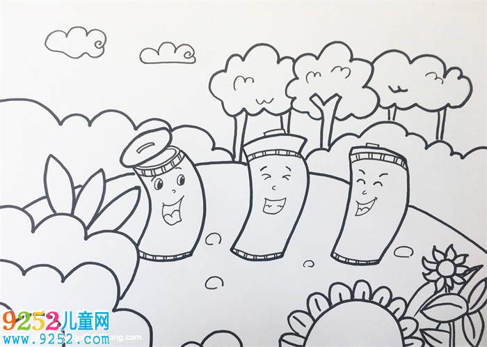 畫一張垃圾分類