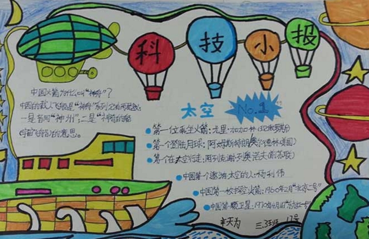 科技創(chuàng)新手抄報(bào)，科技的便捷