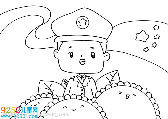建軍節(jié)<a href=http://www.inspiredelm.com/ertonghua/ target=_blank class=infotextkey>兒童畫</a>