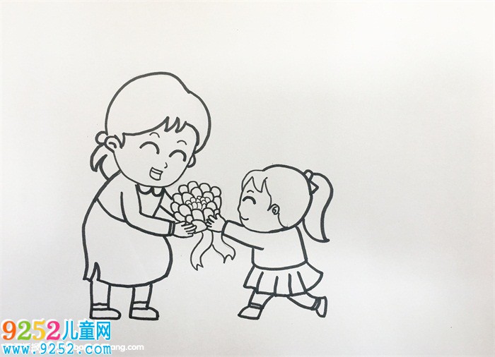 母親節(jié)送給媽媽的畫怎么畫，母親節(jié)孩子送媽媽的畫