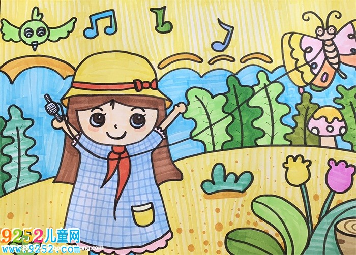 最簡單的一幅春天的畫