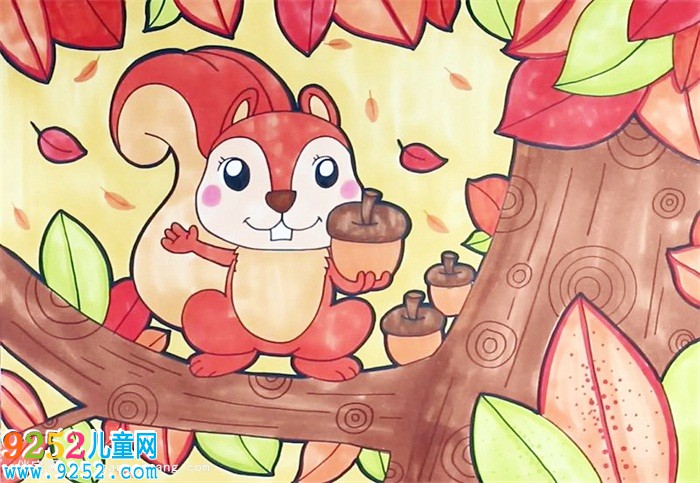 秋天怎么畫簡單又漂亮