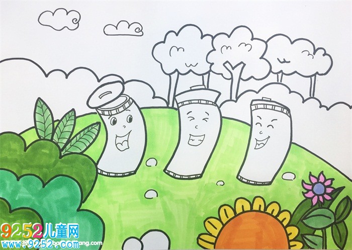 畫一張垃圾分類