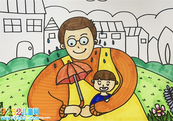 關(guān)于父親節(jié)的畫(huà)