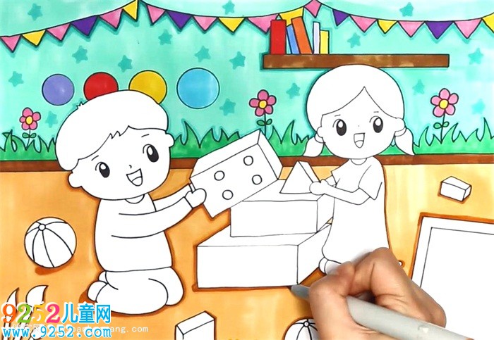 我的幼兒園怎么畫