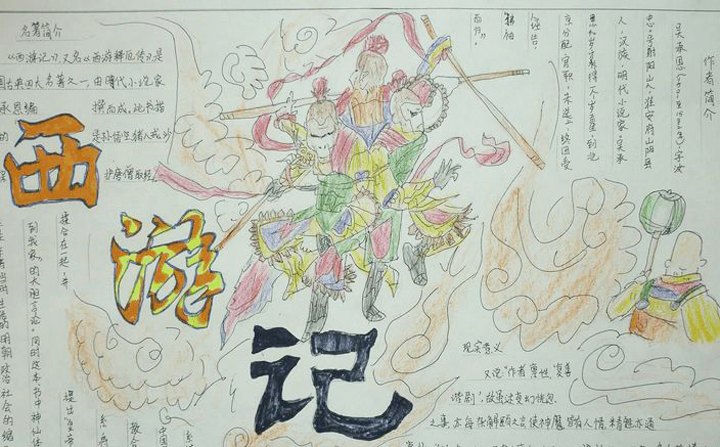 讀書手抄報內(nèi)容，西游記